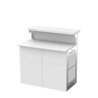 Counter SPIRIT L100·B70 cm, Tür, LED, weiß