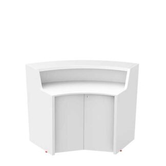 Counterset 60° SPIRIT L160·B70 cm, Tür, LED, weiß