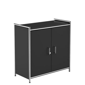 Sideboard ARTLINE L80·B38 cm, Tür, schwarz
