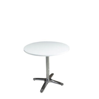 Sitztisch MODENA Ø80·H74 cm, Platte weiß