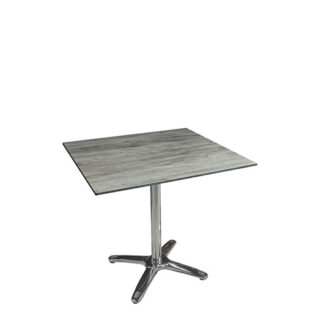 Sitztisch MODENA L80·B80·H74 cm, HPL grey