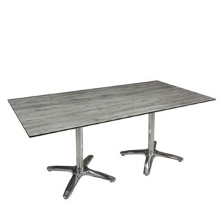Sitztisch MODENA L160·B80·H74 cm, HPL grey