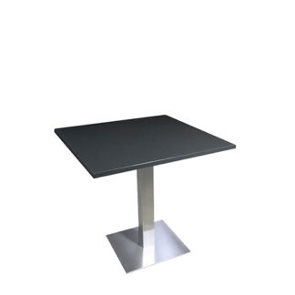 Sitztisch SQUARE L80·B80·H74 cm, Platte anthrazit