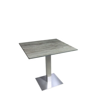 Sitztisch SQUARE L80·B80·H74 cm, HPL grey