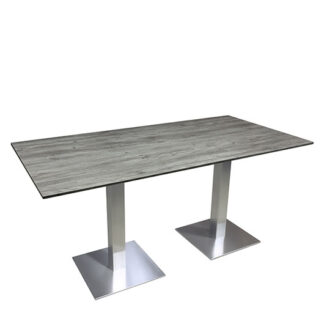 Sitztisch SQUARE L160·B80·H74 cm, HPL grey