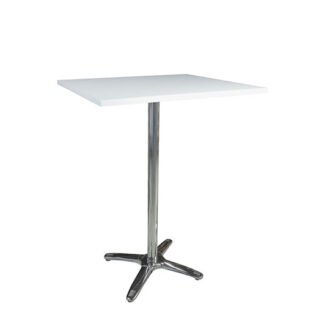 Stehtisch MODENA Platte L80·B80 cm, Platte weiß