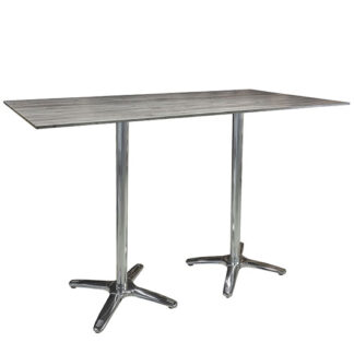 Stehtisch MODENA L160·B80 cm, HPL Platte loftgrey
