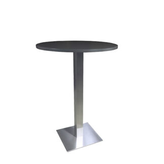 Stehtisch SQUARE Ø80·H112 cm, Platte anthrazit
