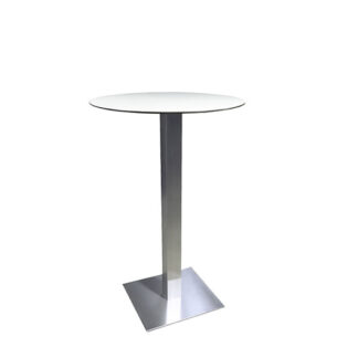 Stehtisch SQUARE HPL Ø70·H112 cm, weiß