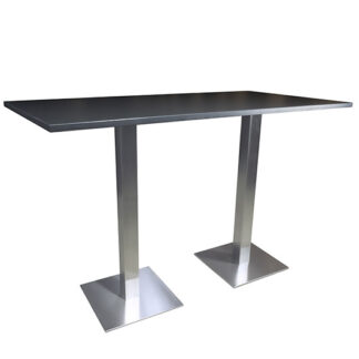 Stehtisch SQUARE L80·B160 cm, Platte anthrazit